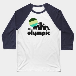 Retro Olympic ))(( Tourist Souvenir National Park Design Baseball T-Shirt